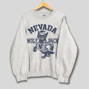 Vintage University of Nevada Reno Wolf Pack Shirt, Nevada Wolf Pack Sweatshirt